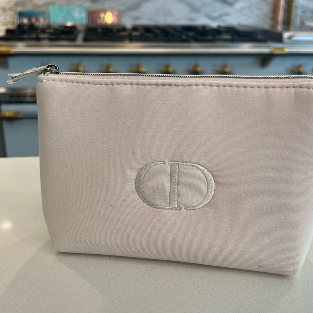 Dior cosmetic bag. Nude